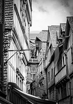 Crowded houses, Brittany, France, Europe