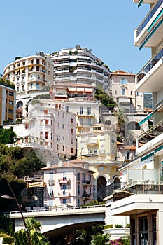 Crowded luxury apartments, Monte Carlo