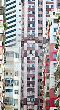 Crowded residential buildings