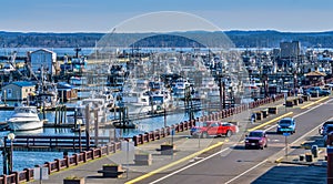 Crowded Westport Marina