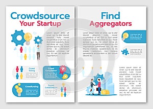 Crowdsource your startup brochure template photo