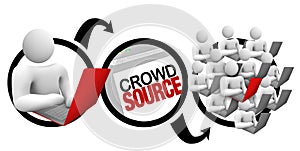 Crowdsourcing - Diagram of Crowd Source Project