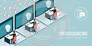 Crowdsourcing and telework