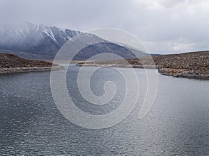 Crowley Lake in the eastern Sierra Nevada Range