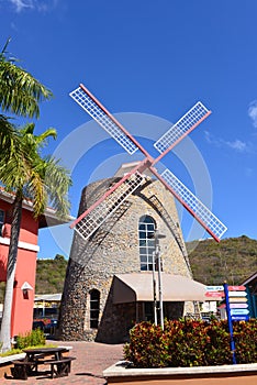 Crown Bay tourist area in St. Thomas, US Virgin Islands