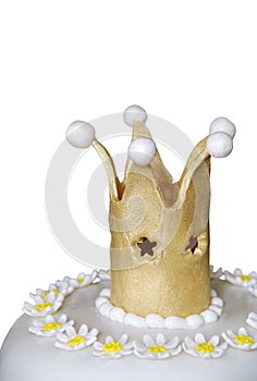 Crown cake topper photo