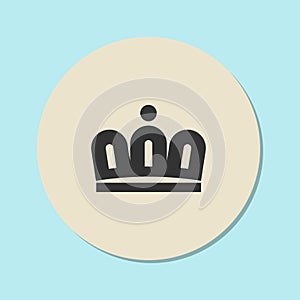 Crown flat icon