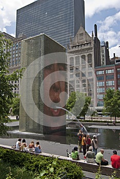 Crown Fountain Chicago