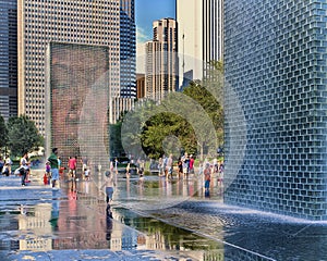 Crown Fountain, Millennium Park, Chicago