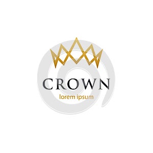 Crown geometric logo.