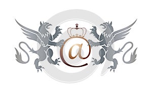Crown and Griffins Email Sign