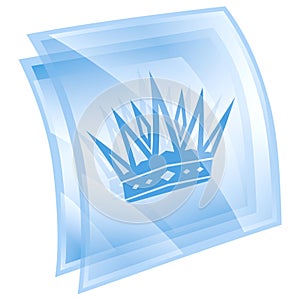crown icon blue