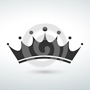 crown Icon isolated vector on a white backround icon