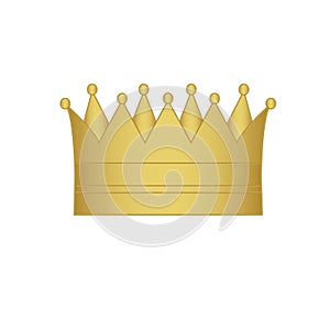 Crown icon vector. Golden  crown  sign