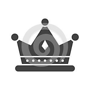 Crown icon vector image.