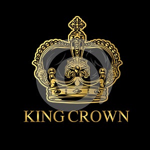 Crown King and Queen Crown Royal Princess Vector illustrato
