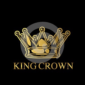 Crown King and Queen Crown Royal Princess Vector illustrato photo