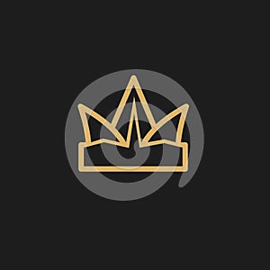 Crown logo abstract