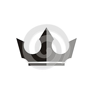 Crown Logo Design Vector shape and color eazy use