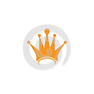 Crown logo template vector illustration