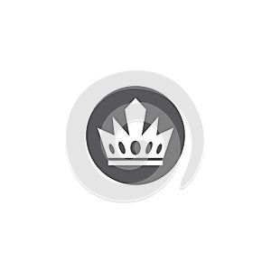 Crown logo template vector illustration