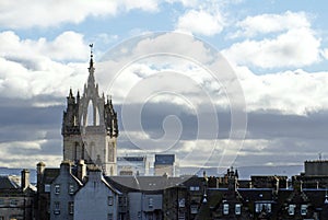 Crown steeple on Saint Giles Cathedral in Edinburgh