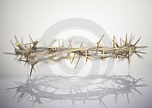 a crown of thorns easter background