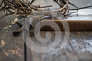 Crown of thorns and nails