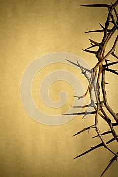 Crown Of Thorns Represents Jesus Crucifixion on Good Friday photo