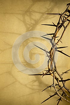 Crown Of Thorns Represents Jesus Crucifixion on Good Friday