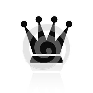 Crown vector web icon