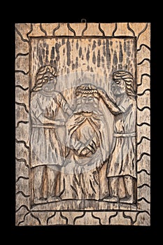The Crowning with Thorns Naive Bas Relief photo