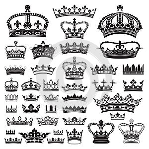 CROWNS Antique and decorative photo