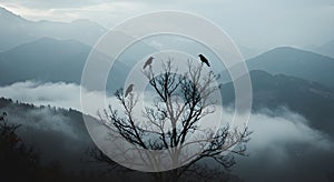Crows in the Misty Mountains