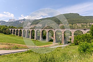 Crozet railway viaduct. IsÃÂ¨re. City of Vif photo