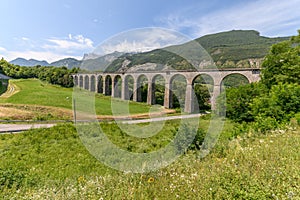 Crozet railway viaduct. IsÃÂ¨re. City of Vif photo