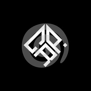 CRP letter logo design on black background. CRP creative initials letter logo concept. CRP letter design