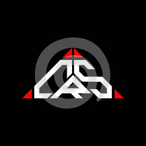CRS letter logo creative design with vector graphic,