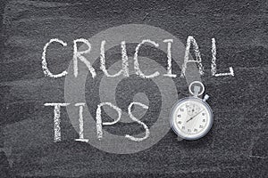 Crucial tips watch