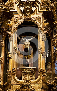 Crucified Jesus Cross Valencia Church Mexico