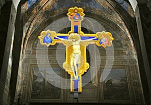 Crucifix of Giotto in an Italian church