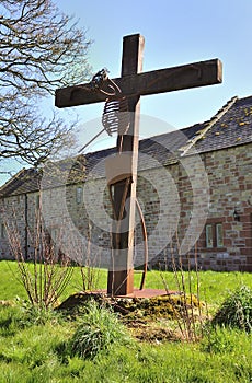 Crucifixion art, Lanercost, Cumbria