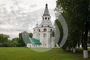 The crucifixion church-bell tower in the Alexander Sloboda