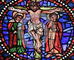 The Crucifixion of Jesus - Stained Glass