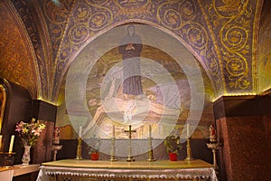 Crucifixion Mosaic - Church of the Holy Sepulchre