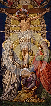 Crucifixion mosaic Easter