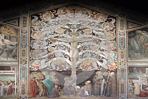 Crucifixion represented as Tree of Life, Basilica di Santa Croce in Florence