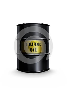 Crude oil barrel