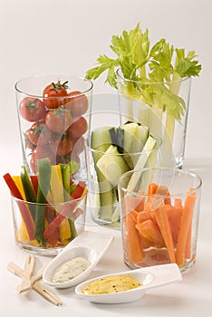 Crudites salad.