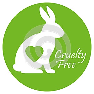 Cruelty free vector logo